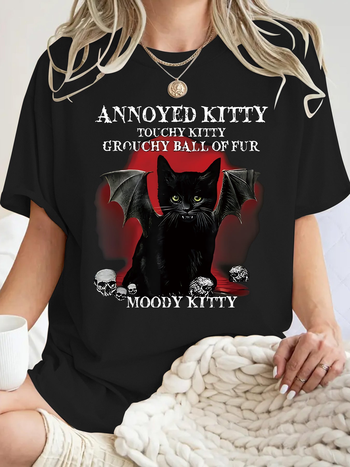 Devil Cat Short Sleeve