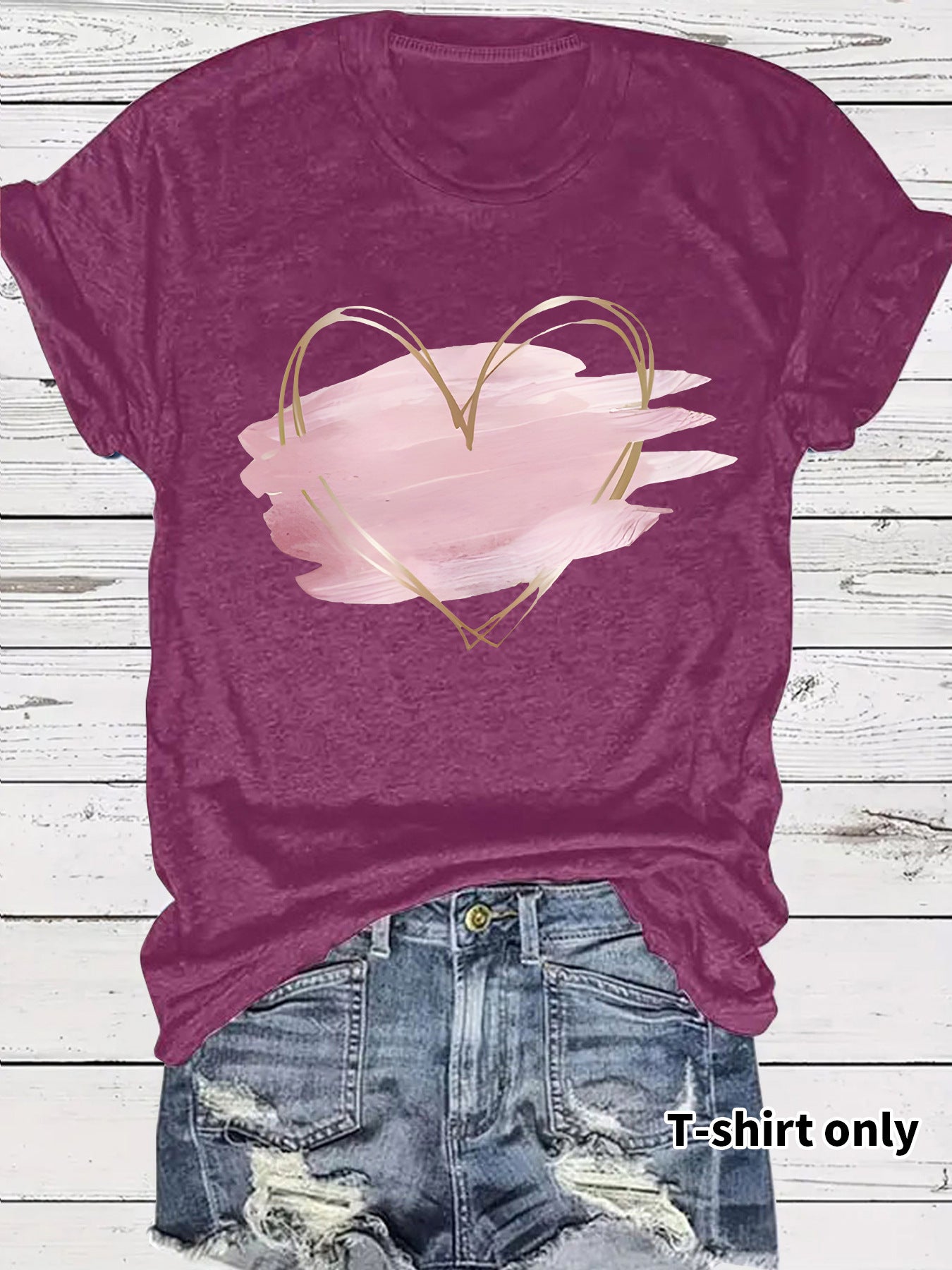 Watercolor Love Short Sleeve